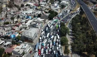 Transportistas anuncian megabloqueo el día del partido México-Chequia