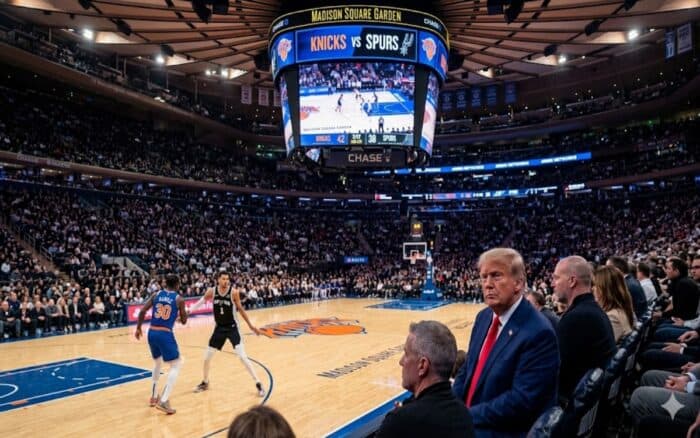 'Amenaza' Donald Trump con asistir al Juego 3 de las Finales NBA en el Madison Square Garden | Video