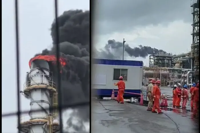 Reportan humo en refinería de Dos Bocas; Pemex descarta riesgos