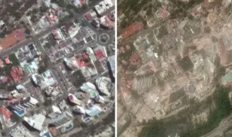Imágenes aéreas muestran devastación en Venezuela tras terremotos