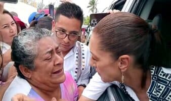 Familia de periodista desaparecida se manifiesta ante Sheinbaum
