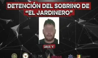 Cae con arsenal sobrino de 'El jardinero'