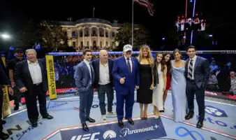 Trump celebra sus 80 años con una inédita velada de UFC en la Casa Blanca | Fotos