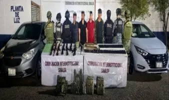 Sinaloa | Hallan arsenal y detienen a cuatro civiles armados en Culiacán