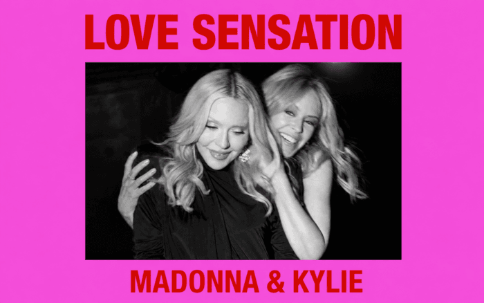 Madonna y Kylie Minogue lanzan su primera colaboración