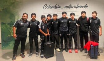 SRE concluye salida de 118 integrantes de equipos infantiles tras sismo en Colombia