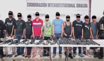 Caen 10 presuntos miembros del Cártel del Pacífico en Sinaloa