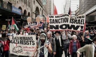 Protestan en Nueva York contra Netanyahu: 'La ONU me da vergüenza'