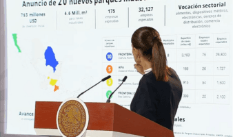 Gobierno federal anuncia 20 parques industriales en 8 estados