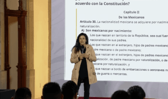Bugarín renunció a doble nacionalidad desde 2018: Luisa María Alcalde